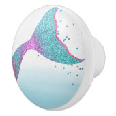 ドレッサ用マーメイドフィン装飾ノブ セラミックノブ (右)