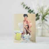 ドレッシングピンアップ ポストカード (スタンド正面)