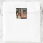 ドレッシングルームのインテリアの姿 スクエアシール (バッグ)