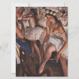 ドレッシングルームのバレリーナ カード