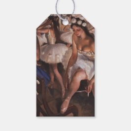 ドレッシングルームのバレリーナ（Serebriakova著） ギフトタグ