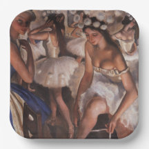 ドレッシングルームのバレリーナ（Serebriakova著）