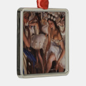 ドレッシングルームのバレリーナ(Serebriakova著) メタルオーナメント (右)