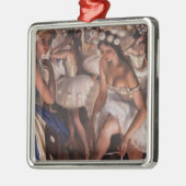 ドレッシングルームのバレリーナ(Serebriakova著) メタルオーナメント (左)