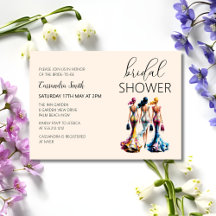 ドレッスタイリッシュモダンジング女性ブライダルシャワー