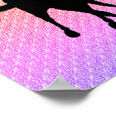 ドレッセージは一体性の馬とライダーである ポスター (角)