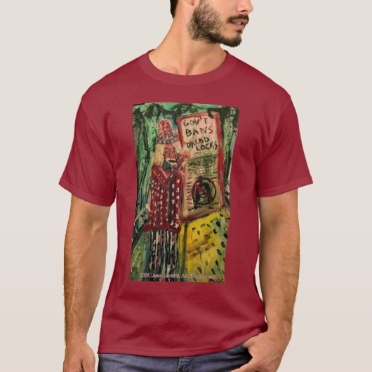 ドレッドの禁止令 Tシャツ (正面)