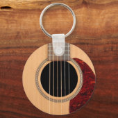 ドレッドノーアコースティック6ストリングギター キーホルダー (裏面)