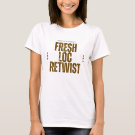 ドレッドロックス リツイスト カスタム ブラックヘア Tシャツ