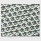 ドレッドロック付き人魚サンダー_コーブ ラッピングペーパー (フラット)