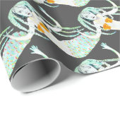 ドレッドロック付き人魚サンダー_コーブ ラッピングペーパー (ロールコーナー)