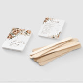 ドレッ素朴ドフローラパンパス結婚式 プログラム ハンドファン (組立なし)