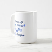 ドレディデルチャンピオンユーモアHanukkah Mug コーヒーマグカップ (正面左)