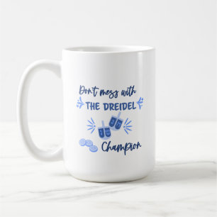 ドレディデルチャンピオンユーモアHanukkah Mug コーヒーマグカップ