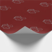 ドレディデルハヌカーグリッターラッピング紙 ラッピングペーパー (角)