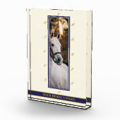 ドレパーソナライズされたスエレガントセージアリーナホースの写真 フォトブロック (右)