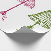 ドレビクトリアンス型枠ヴィンテージ裁縫パターン ラッピングペーパー (角)