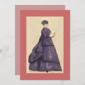 ドレビクトリアンス招待状 招待状 (正面/裏面)