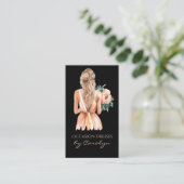 ドレファンシース結婚のシーメストレスビジネスカード 名刺 (スタンド正面)