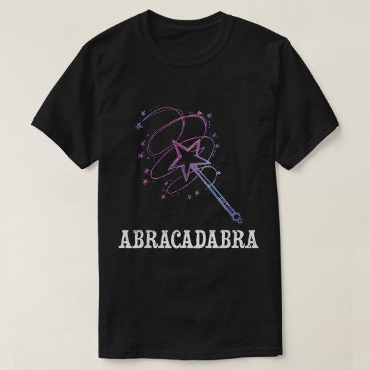 ドレファンシース魔法マジシャンAbracadabraウィザードコスト Tシャツ (デザイン正面)