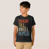 ドレンフィルドウェル反復腹膜透析腎 Tシャツ (正面フル)