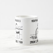 ドレン·クリーナー·マン コーヒーマグカップ (中央)