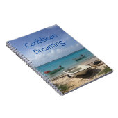 ドレーカリブのミングボネア魚釣りボーツ海 ノートブック (右側)