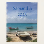 ドレーカリブのミングボネア魚釣りボーツ海 プランナー手帳 (正面)