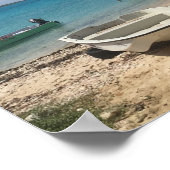 ドレーカリブのミングボネア魚釣りボーツ海 ポスター (角)