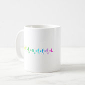 ドレークの同等化のSETIのロゴのマグ コーヒーマグカップ (正面左)