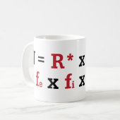 ドレークの同等化 コーヒーマグカップ (正面左)