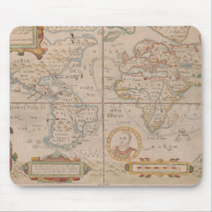 ドレークの地球のCircumnavigationの地図 マウスパッド