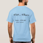 ドレークAPUSH 2011-2012年 Tシャツ (裏面)