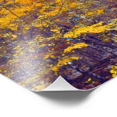 ドレープされた秋ツリー フォトプリント            (角)