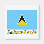 ドレープアウサントルシーアヴェックルノムアンフランセ マグネット (正面)