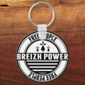 ドレープオーブレツィブレターニュ無料の人々 キーホルダー (正面)