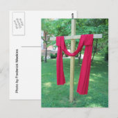 ドレープ十字架 ポストカード (正面/裏面)