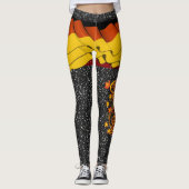 ドレープ幻想ドイツ語オクトーバーフェストポップ・アートのレギンス レギンス (正面)