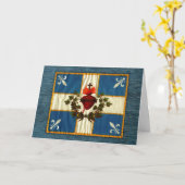 ドレーヴォケベックアンティークカリヨンサクレクール カード (黄色い花)