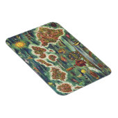 ドレ1950ハワイの地図ジョセフ油絵を描 マグネット (右側)