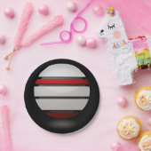 ドロイド赤と白アイコン紙プレート ペーパープレート (パーティー)