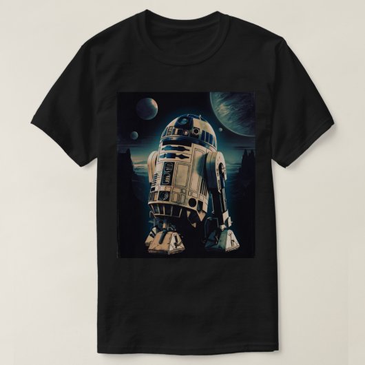ドロイドR2-D2 Tシャツ (デザイン正面)