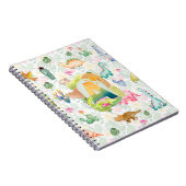 ドロキー恐竜ボーイズスクール孫ギフトカスタム ノートブック (右側)