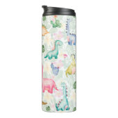 ドロキー恐竜モノグラム子供たち男の子の女の子 タンブラー (回転右)