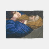 ドロサヴァージン（悲しみの母） フリースブランケット (正面(横))