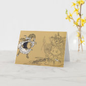 ドロシーがオズの邪悪な魔女の魔法使いを解く カード (黄色い花)