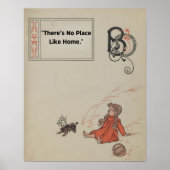 ドロシーとトトと一緒にオズのポスターのヴィンテージウィザード ポスター (正面)