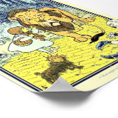 ドロシーとライオンのポスター(オズの魔法使) ポスター (角)