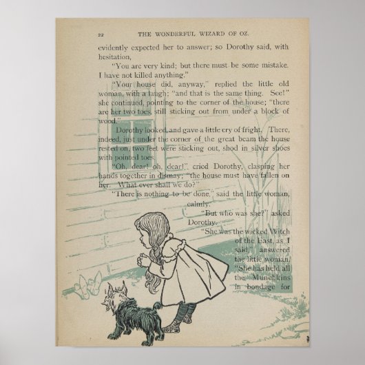 ドロシーの家が邪悪な魔女を殺す ポスター (正面)