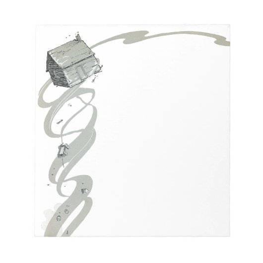 ドロシーの家 – サイクロン ノートパッド (正面)